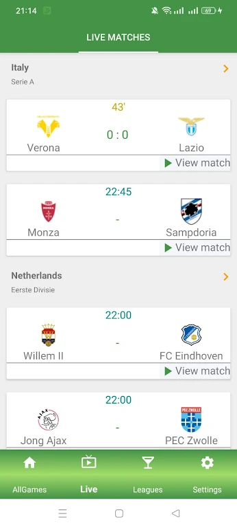 football live score tv 螢幕截圖 2