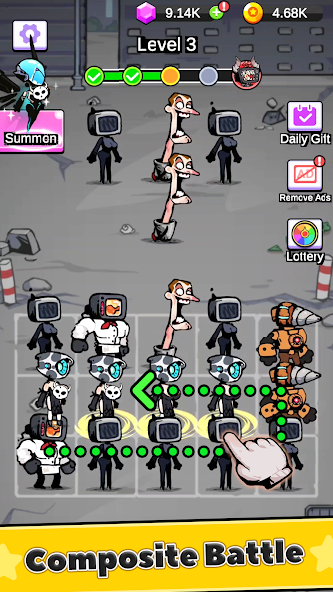Battle Warriors: Strategy Game Mod スクリーンショット 0