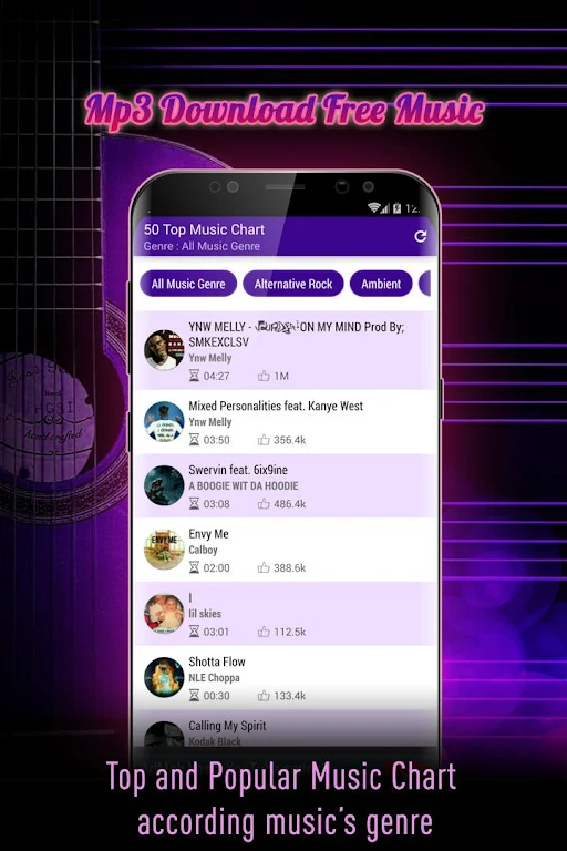 Juice Mp3 - Free Music Download ภาพหน้าจอ 1