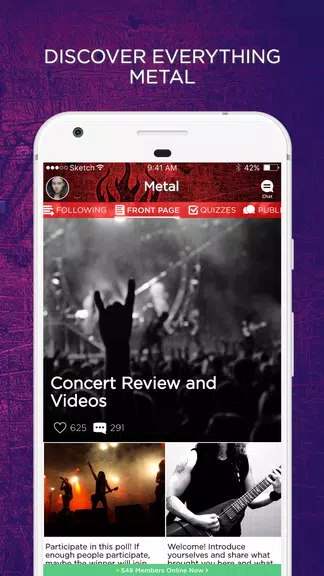 Metal Amino for Heavy Metal Music Fan Screenshot 0