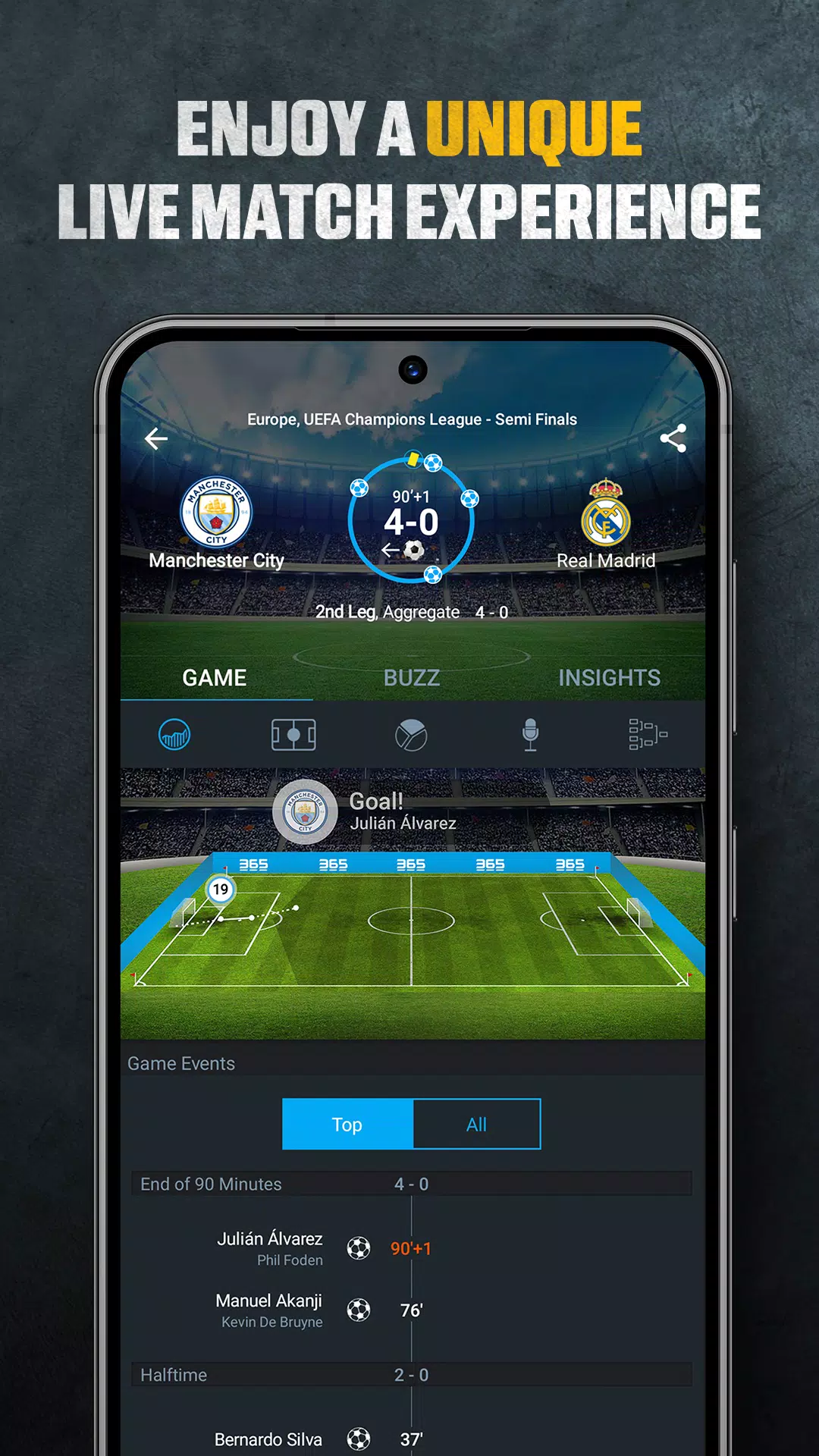 Schermata 365Scores 3