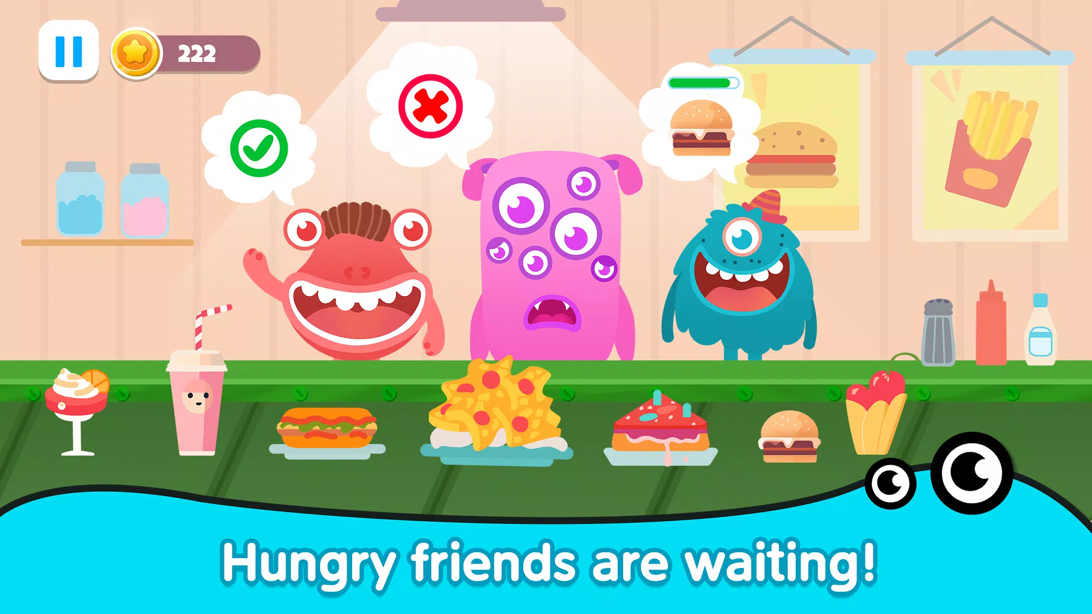 Kitchen monster games for kids 螢幕截圖 3