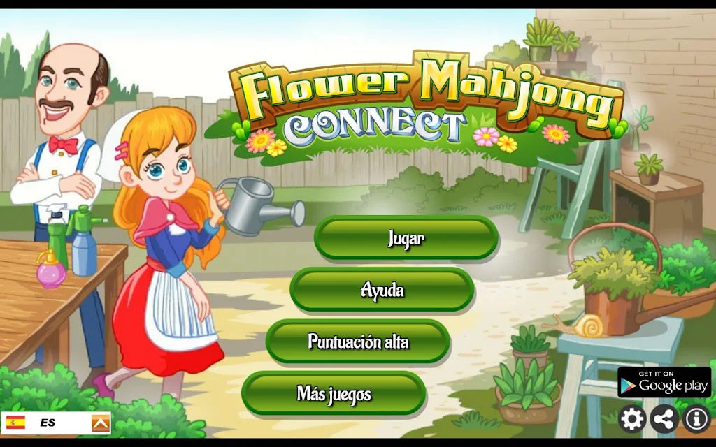 Flower Mahjong Flores 螢幕截圖 0