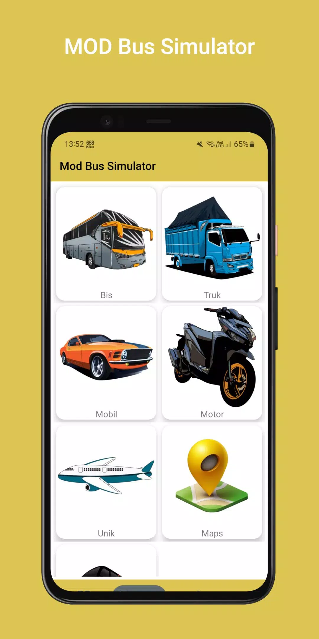 Schermata MOD Bus Simulator Indonesia 0