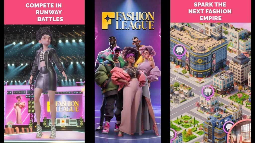 새로운 3D 게임인 Fashion League를 통해 D&G, Chanel 등의 다양한 아바타에 옷을 입힐 수 있습니다!