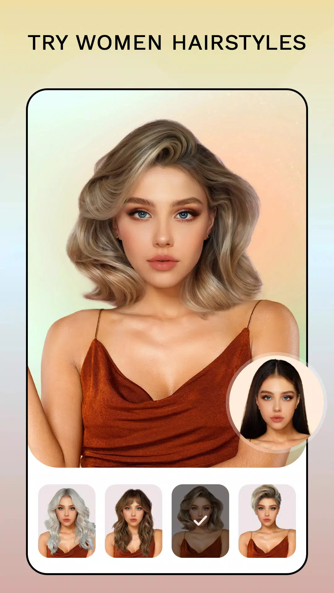 Hair Color Changer: Hairstyles 螢幕截圖 1