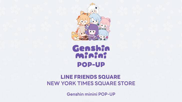 Genshin Minini彈出式商店來到紐約