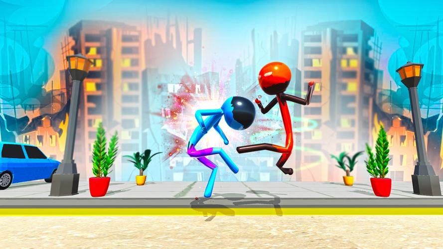 Stickman Ninja Fight: Ropehero Captura de pantalla 2