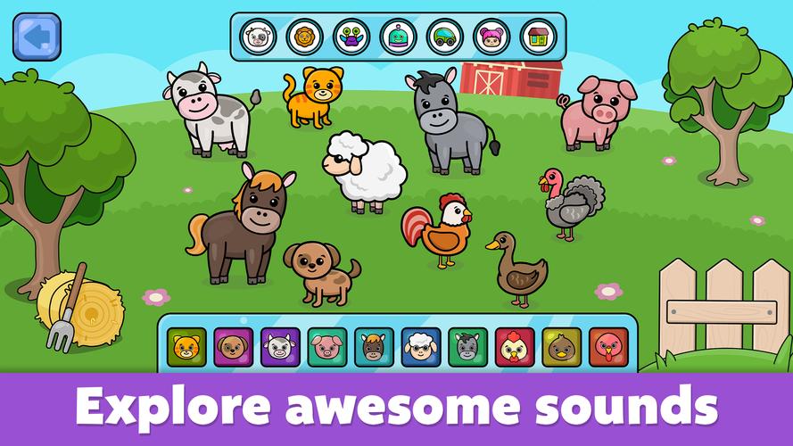 Baby Piano: Kids Music Games ภาพหน้าจอ 2