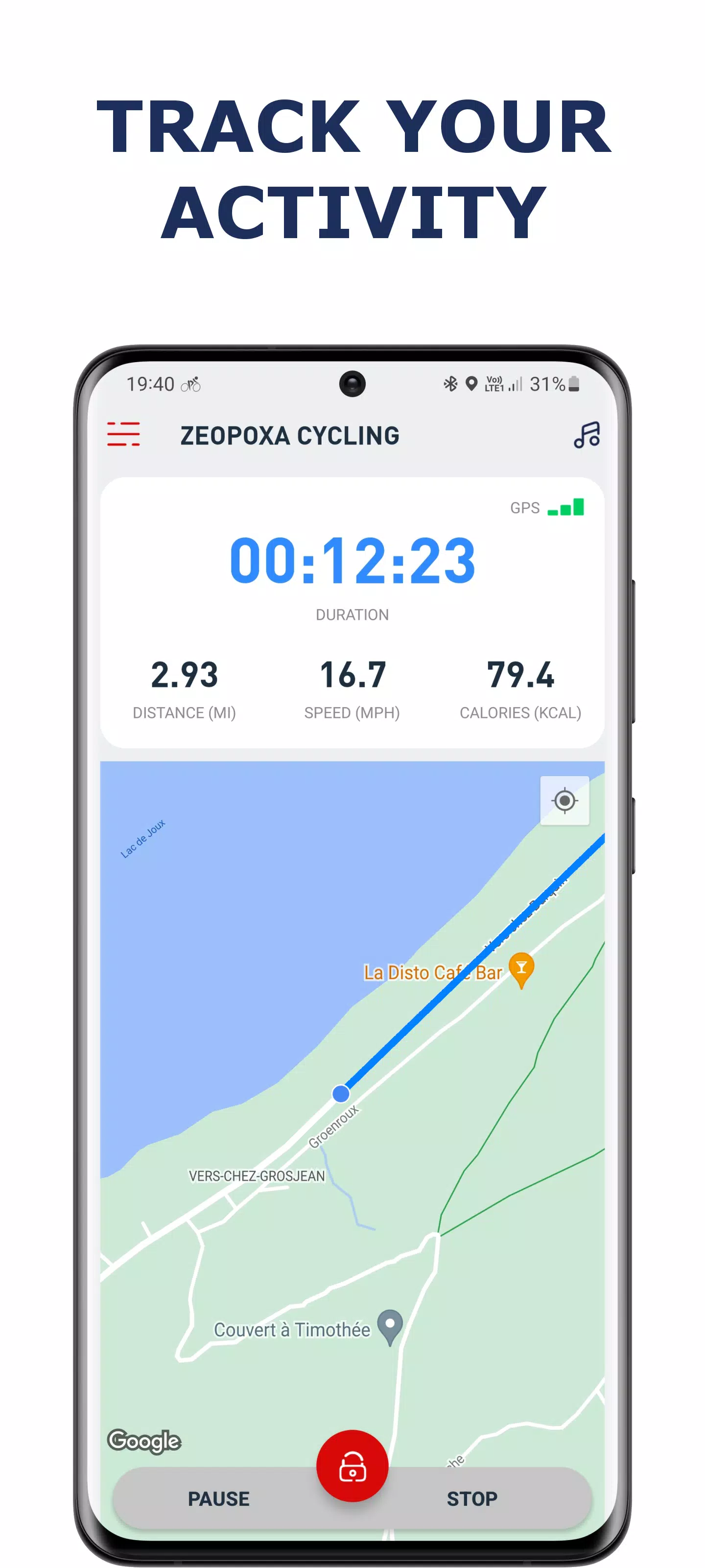 Cycling app - Bike Tracker 螢幕截圖 0