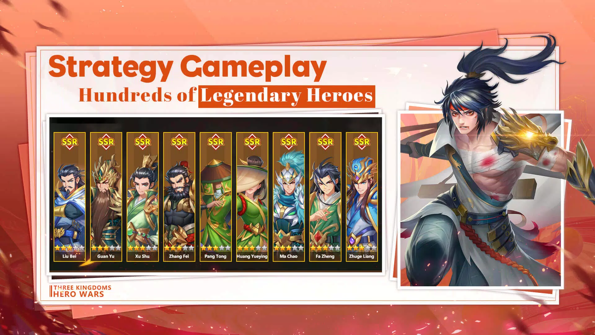 Three Kingdoms: Hero Wars Tangkapan skrin 0