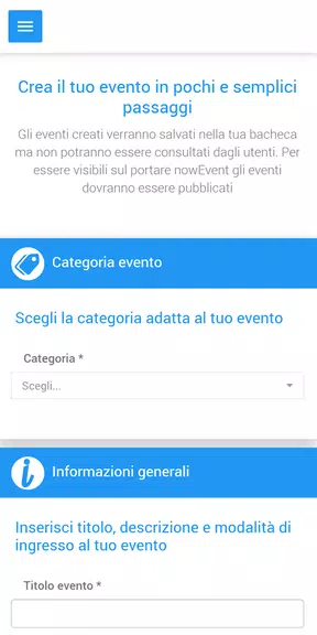 nowEvent - L’app a misura di evento Ảnh chụp màn hình 3