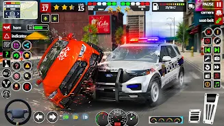 Offline Police Car: Cop Games Captura de pantalla 1