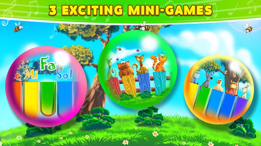 Baby Zoo Piano Games for Kids Captura de tela 3
