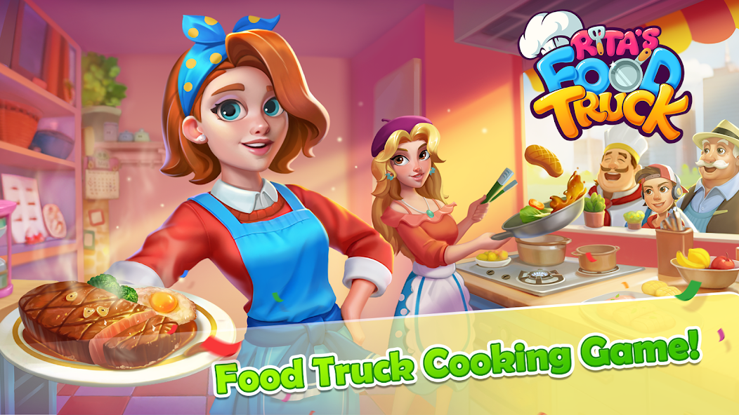 Rita’s Food Truck:Cooking Game Mod 스크린샷 0