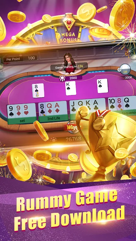 Rummy Puzzle Captura de pantalla 2