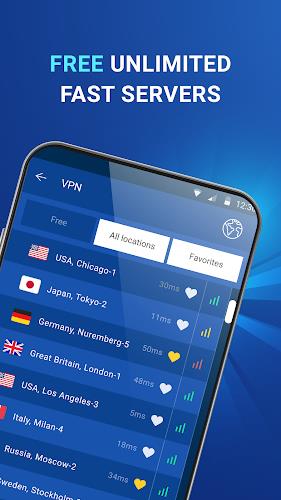 VPN - secure, fast, unlimited Ảnh chụp màn hình 0