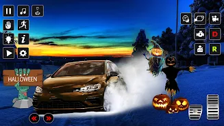 Halloween Snow City Drive Screenshot 0