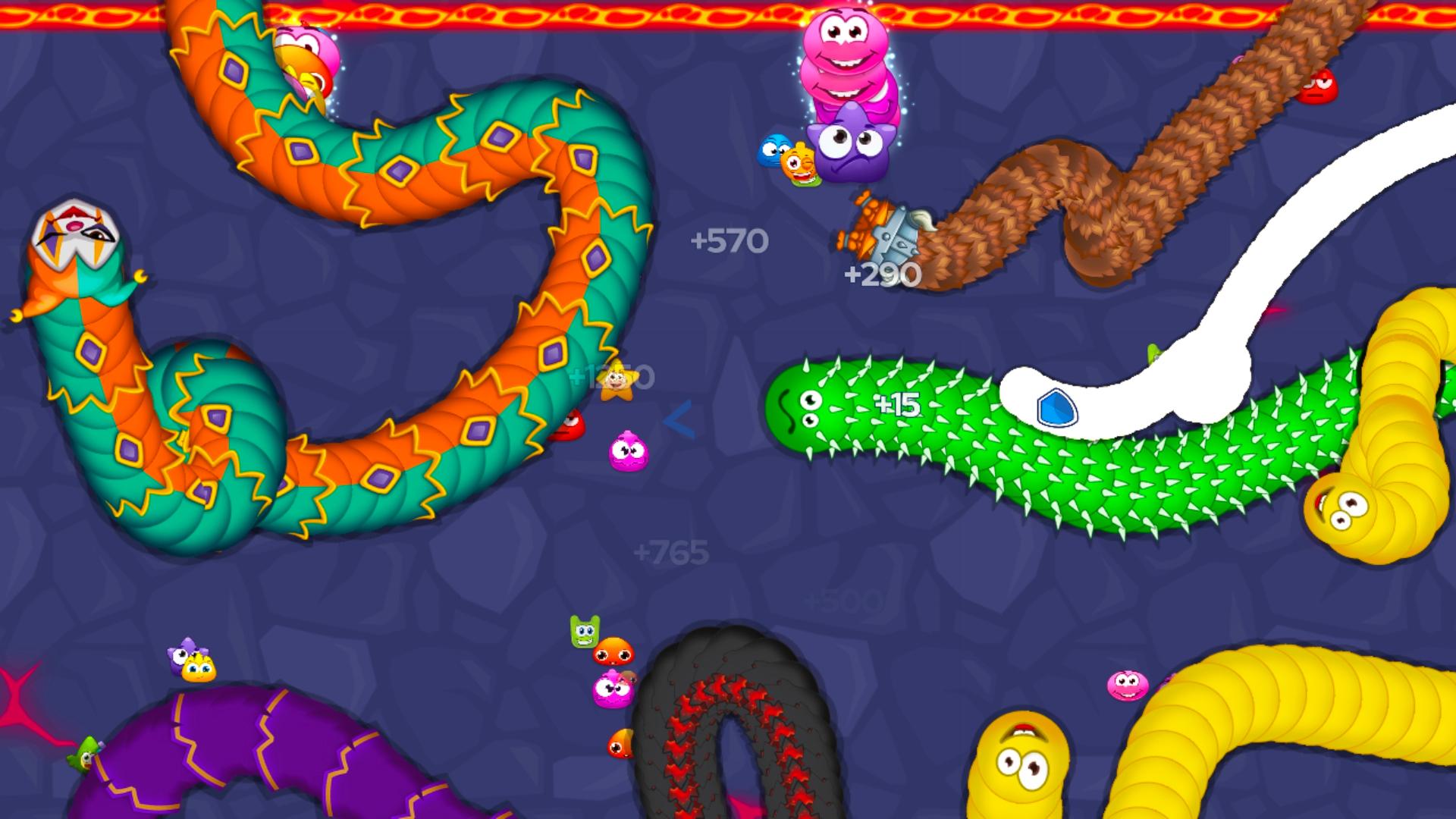 Worm Hunt - Snake game iO zone ဖန်သားပြင်ဓာတ်ပုံ 0