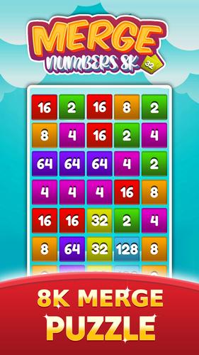 2048 Number Merge Games Puzzle 螢幕截圖 0