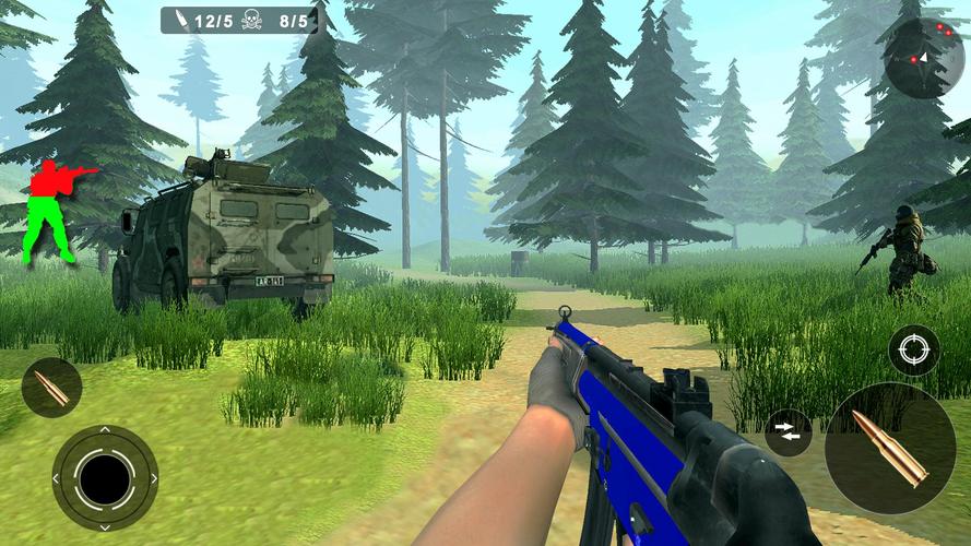 Commando Strike Offline Game 螢幕截圖 1