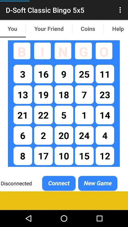 D-Soft Classic Bingo 5x5 螢幕截圖 1