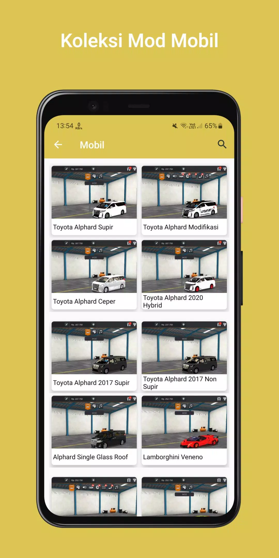 Schermata MOD Bus Simulator Indonesia 3
