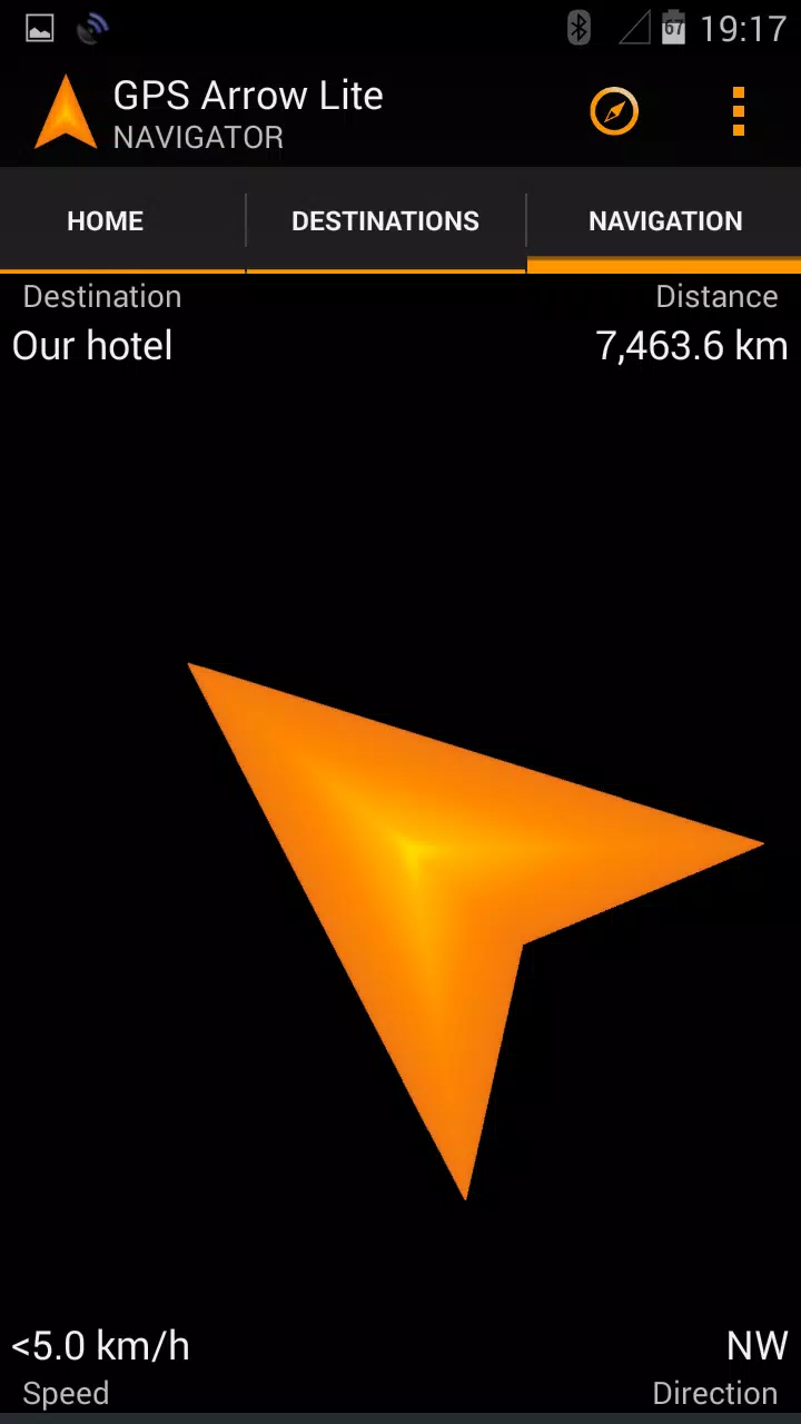 GPS Arrow Navigator LITE Tangkapan skrin 3
