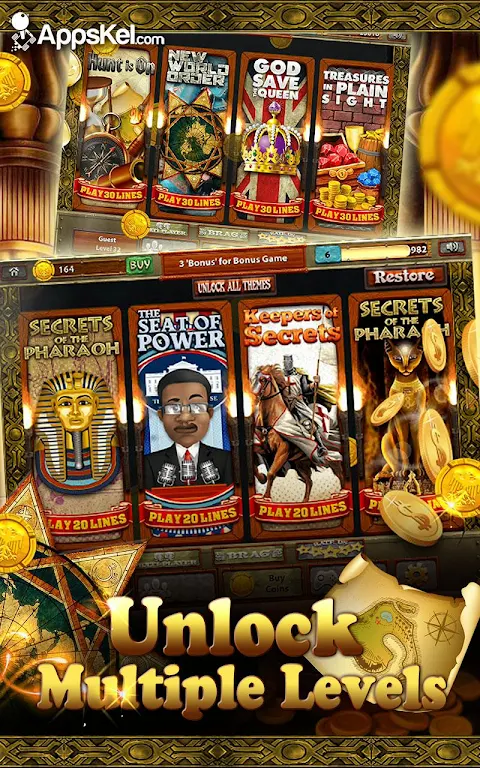 Lost Kingdom Treasure Slots– Las Vegas Casino Game Captura de tela 2