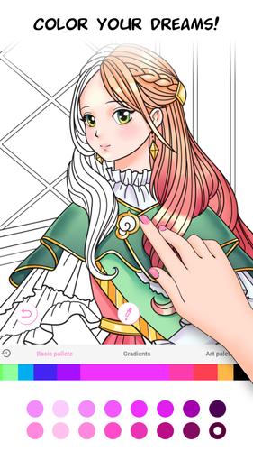 Anime Games Coloring Book 螢幕截圖 3