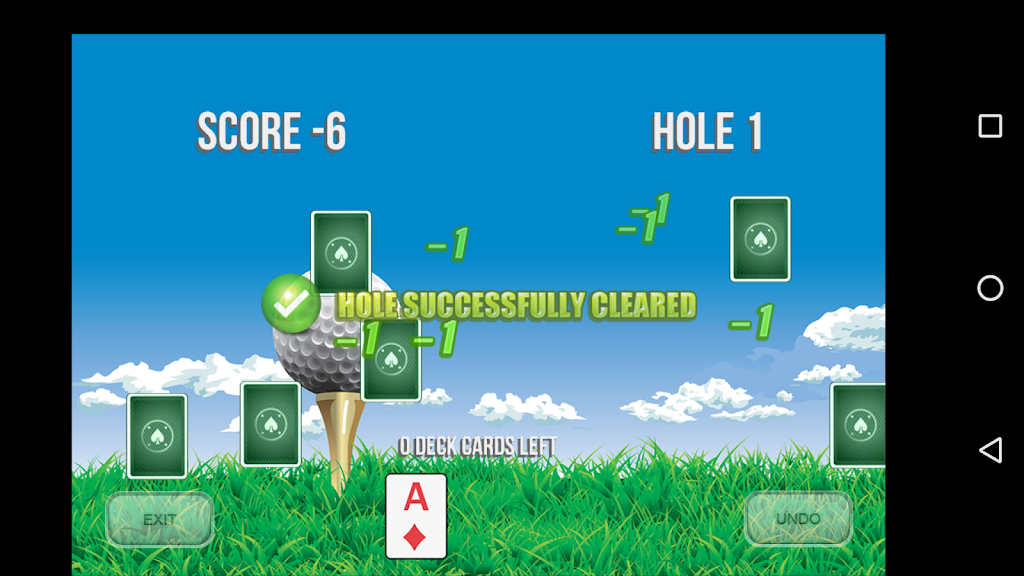 Golf Solitaire 18 スクリーンショット 2