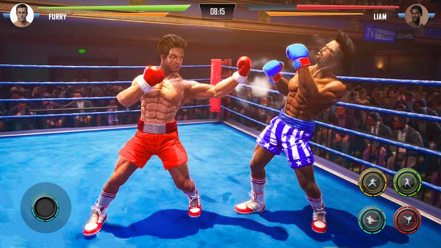 Real Kick Boxing Games 2023 スクリーンショット 1