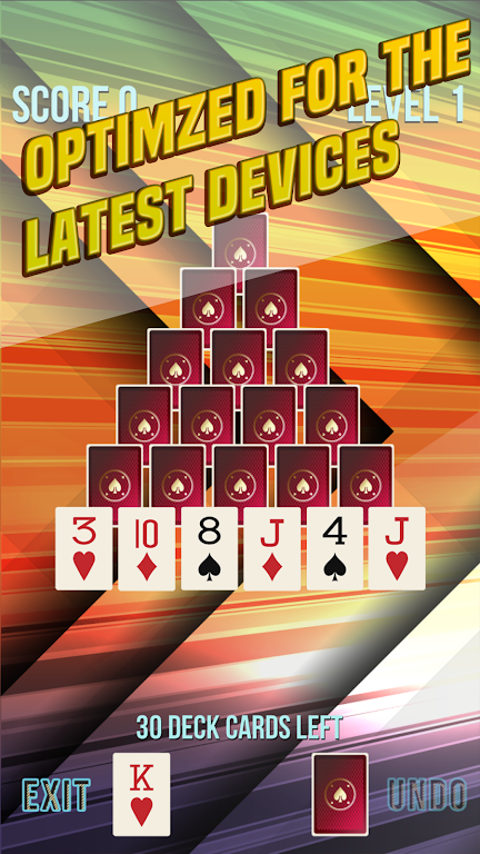 Pyramid Solitaire Supreme 스크린샷 0