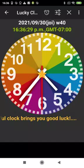 Rainbow Clock Ảnh chụp màn hình 0