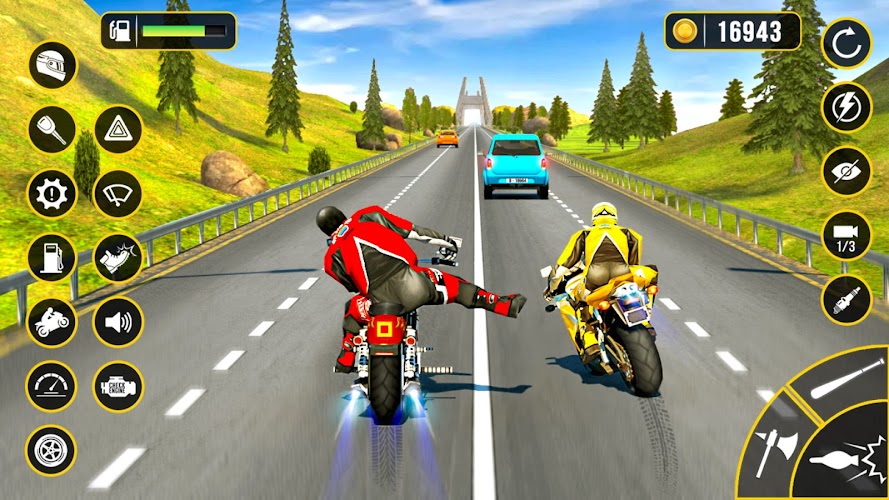 Moto Attack - Bike Racing Game Captura de pantalla 3