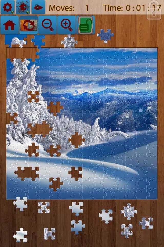 Snow Landscape Jigsaw Puzzles Capture d'écran 0