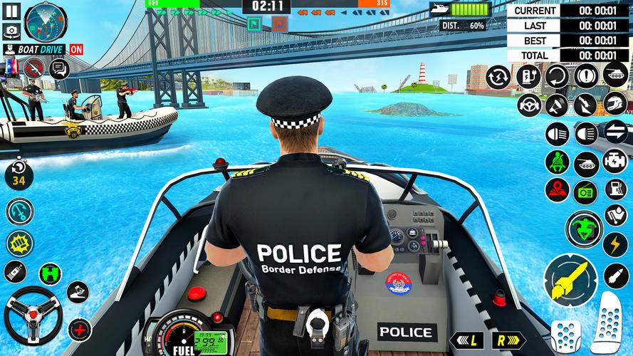 Police Boat Chase Crime Games应用截图第0张