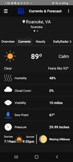 WSLS 10 Roanoke Weather スクリーンショット 2