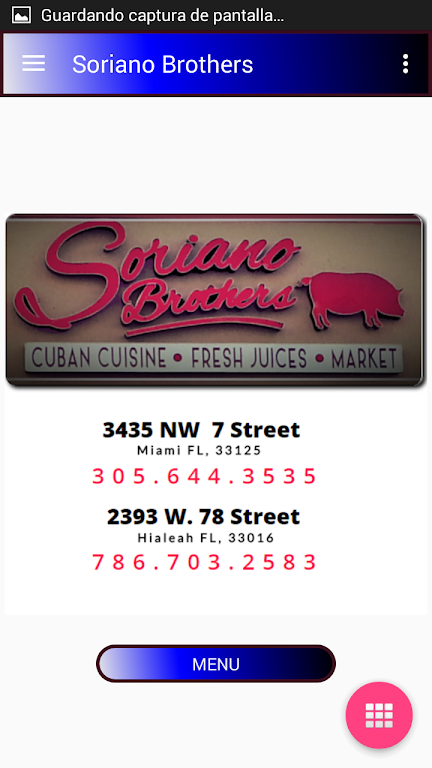 Soriano Brothers Cuban Cuisine スクリーンショット 0