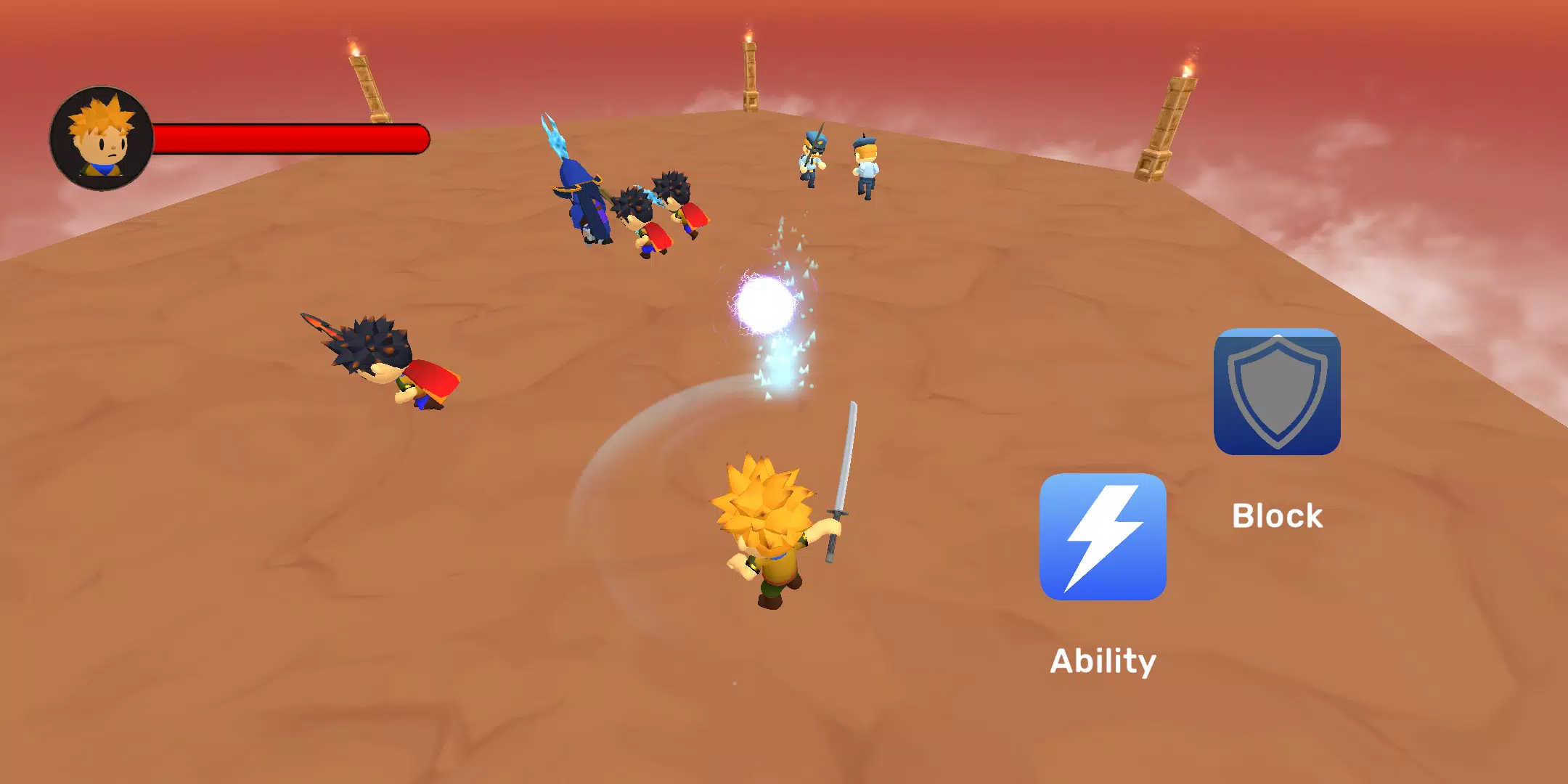 Blade Ball Dodgeball Battle 螢幕截圖 0