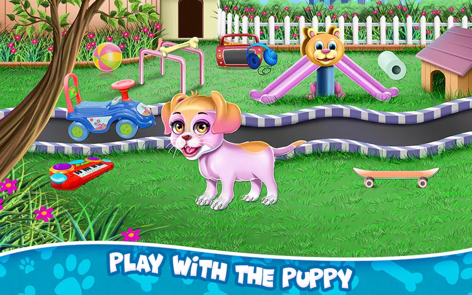 Fluffy Puppy Play and Care Screenshot 2