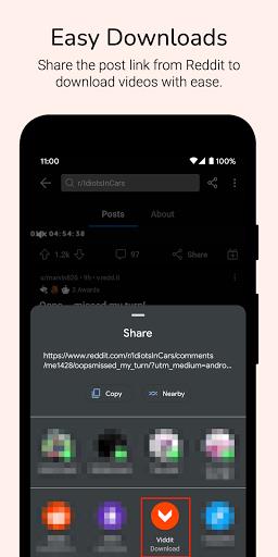 Video Downloader for Reddit ဖန်သားပြင်ဓာတ်ပုံ 2