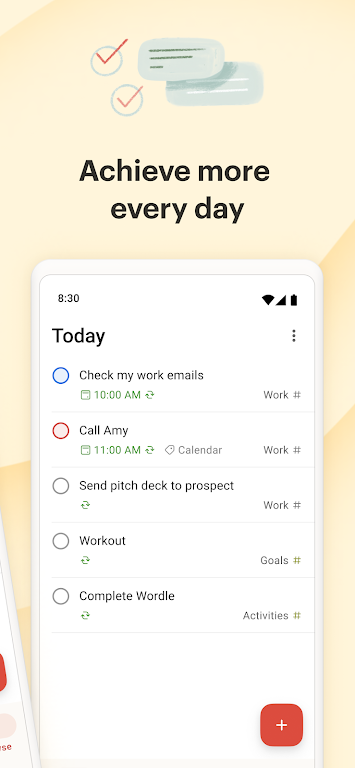 Todoist Tangkapan skrin 1