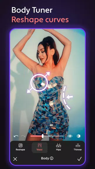 Cosmo Hair Editor, Face Filter Schermafbeelding 3