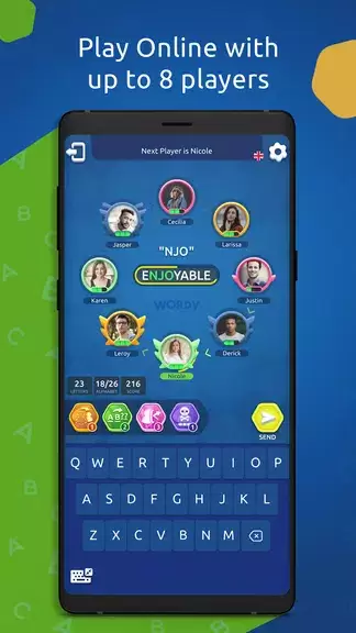 Wordy - Multiplayer Word Game Ekran Görüntüsü 0