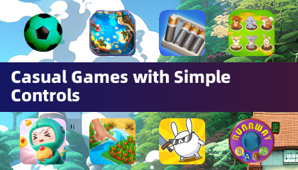 Jeux occasionnels avec des contrôles simples