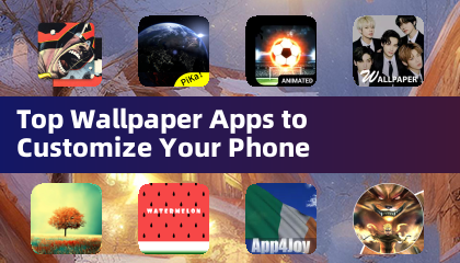 Meilleures applications de fond d'écran pour personnaliser votre téléphone