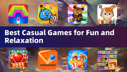 Meilleurs jeux casual pour du plaisir et de la détente