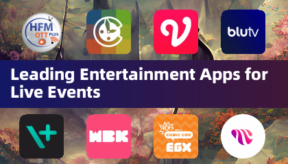 直播活動的領先娛樂應用程式