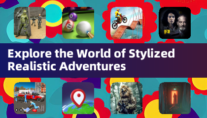 Explora el mundo de aventuras realistas y estilizadas